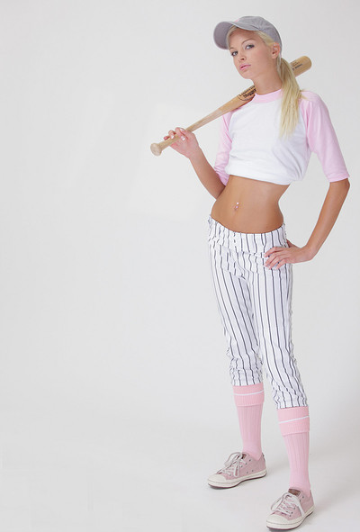 Francesca in Baseball Babe from Xart